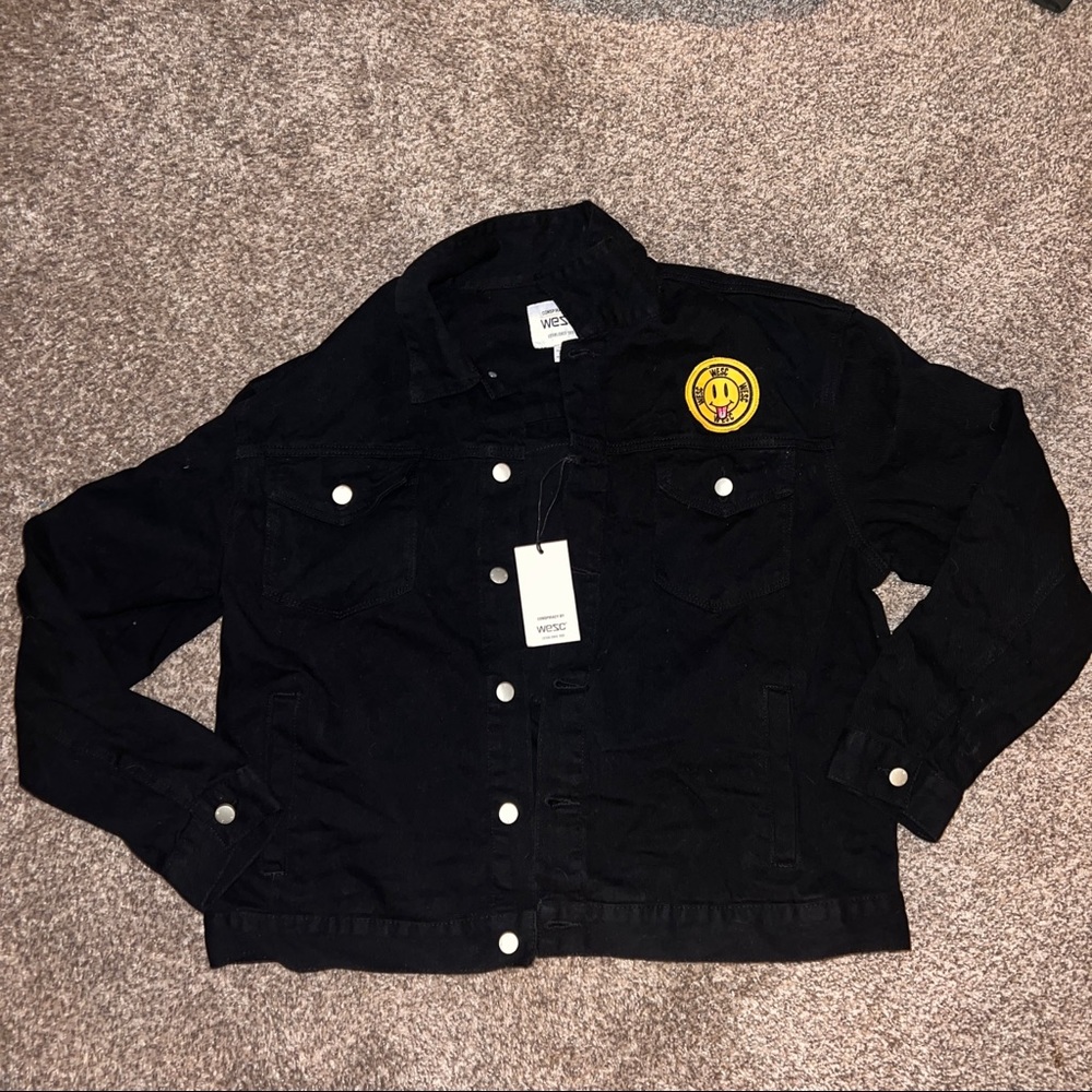 Black jean jacket